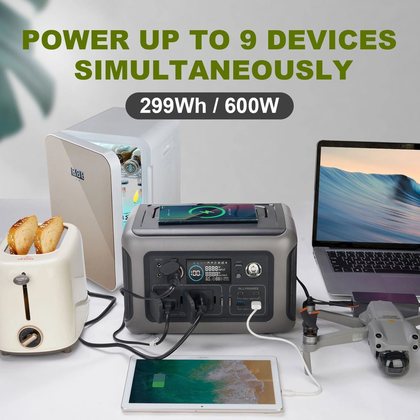 Booked Builders R600 Portable Powerstation – 600W