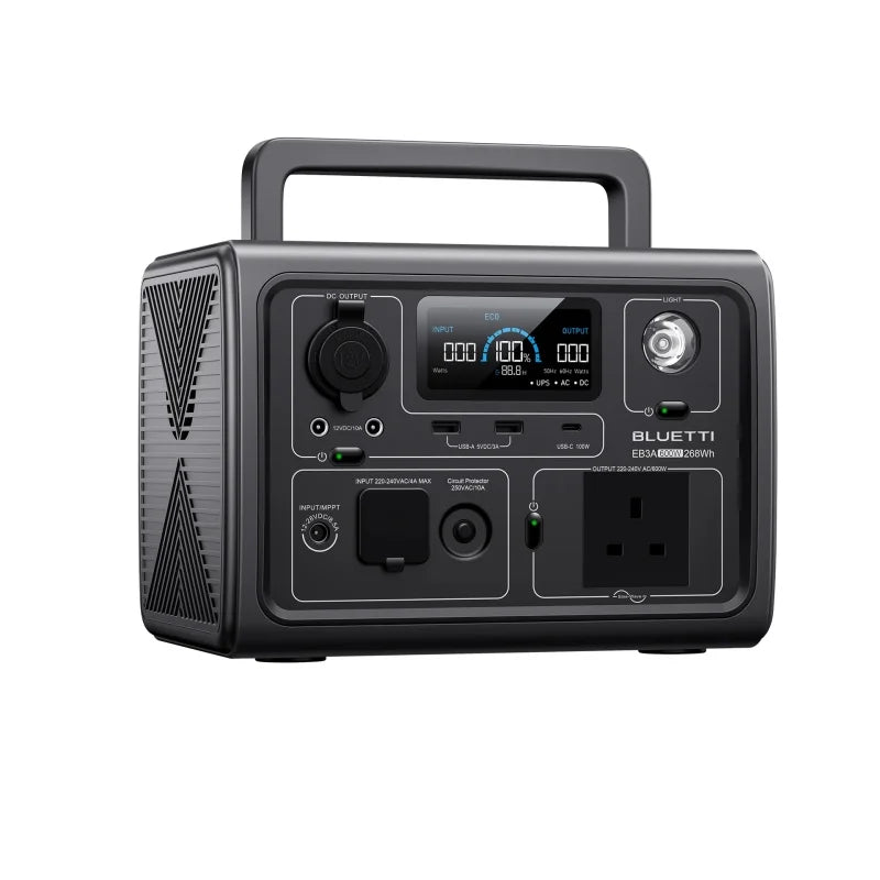 Premium Portable Power Station™ – High-Capacity Solar Generator for Camping, Emergency & Travel