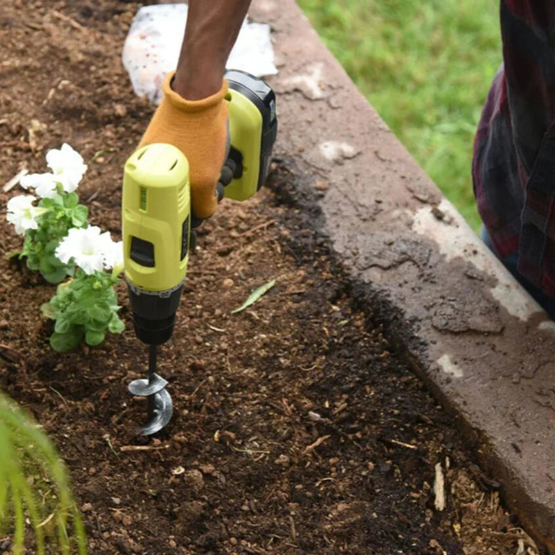 Effortless Garden Drill™ – Heavy-Duty Auger Bit for Planting, Digging & Soil Aeration