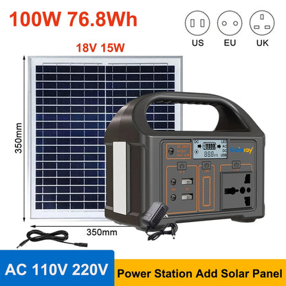 Booked Builders Portable Power Station – LiFePO4 Dual Output
