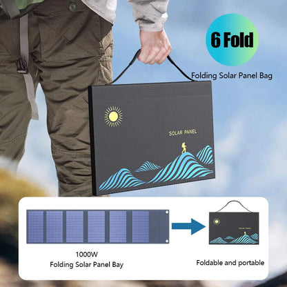Solar Power Freedom™ – Portable Solar Generator Kit for Off-Grid, RV, Camping & Emergency Backup