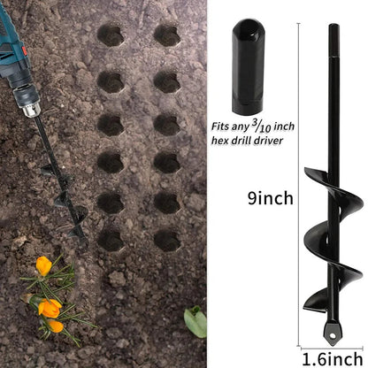 Effortless Garden Drill™ – Heavy-Duty Auger Bit for Planting, Digging & Soil Aeration