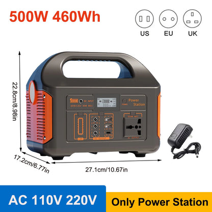 Booked Builders Portable Power Station – LiFePO4 Dual Output